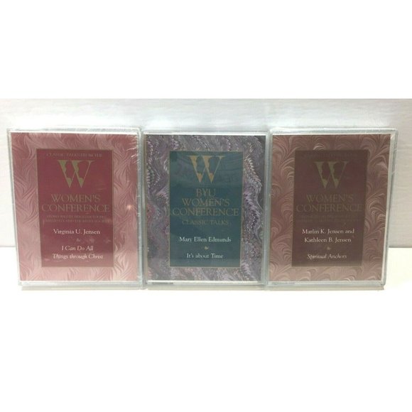BYU Womens Conference Audio Cassette Tape Set Listening Library Relief Society